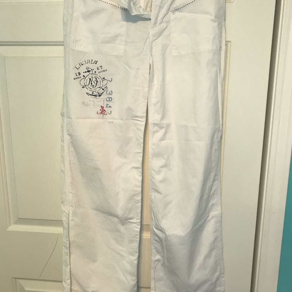 My favorite pair of white pants!
